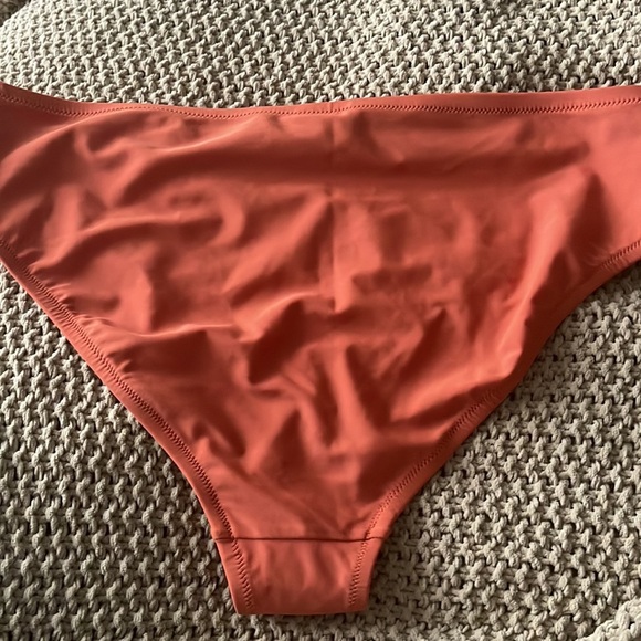 Kona Sol Women's Plus Size Bikini Bottom Rust Solid bottoms Sz 16W 18W NWOT - Picture 8 of 10